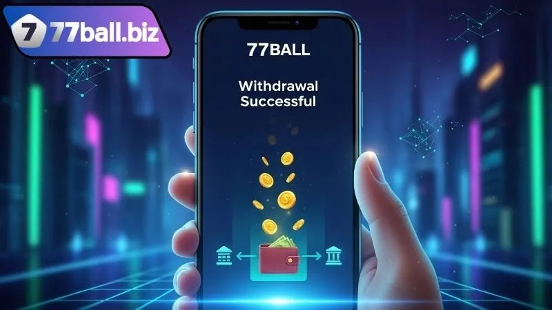 Hướng dẫn rút tiền 77BALL chi tiết, dễ hiểu